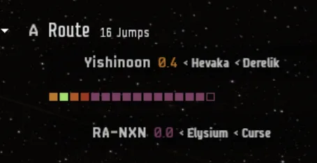 there it was: 0.0. Nullsec